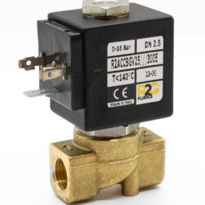E/V Ottone N.C. 2/2 vie  G1/2″ 220 VAC