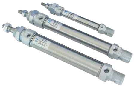 AZ Pneumatica microcilindro ISO 6432 – doppio effetto ammortizzato, magnetico