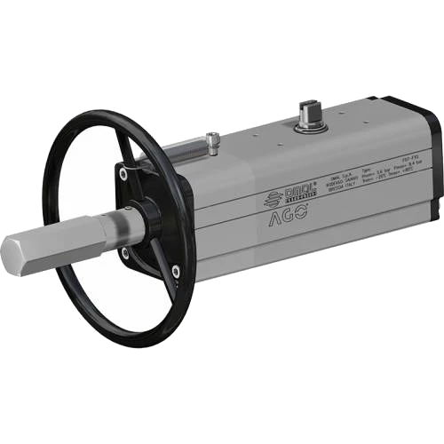 Omal AGO HANDWHEEL DA – doppio effetto con volantino