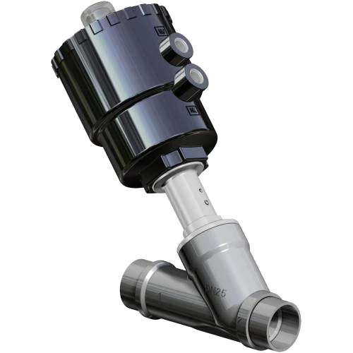 Omal ARES da saldare – valvola pneumatica a flusso avviato inox