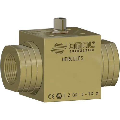 Omal HERCULES – valvola a sfera in acciaio al carbonio per fluidi non auto-lubrificanti