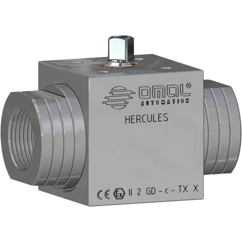 Omal HERCULES – valvola a sfera inox per fluidi non auto-lubrificanti