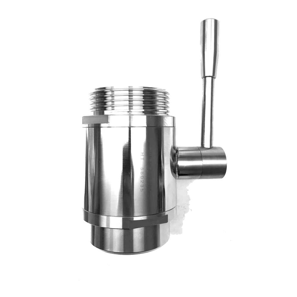 Rizzato Inox – Valvola a Sfera inox 2 Vie Attacchi Femmina GAS/Femmina DIN