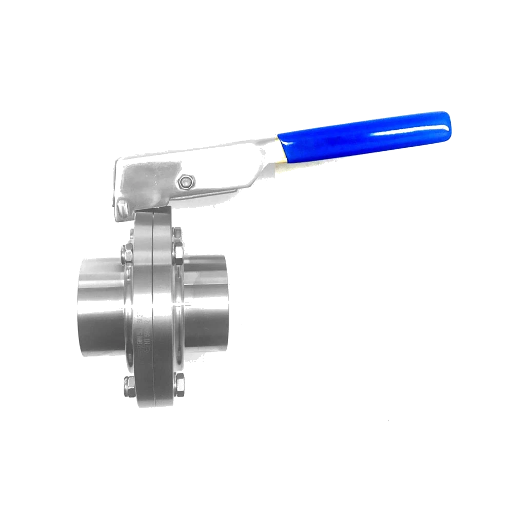Rizzato Inox – Valvola a Farfalla inox – Attacchi Saldare – Guarnizione Silicone