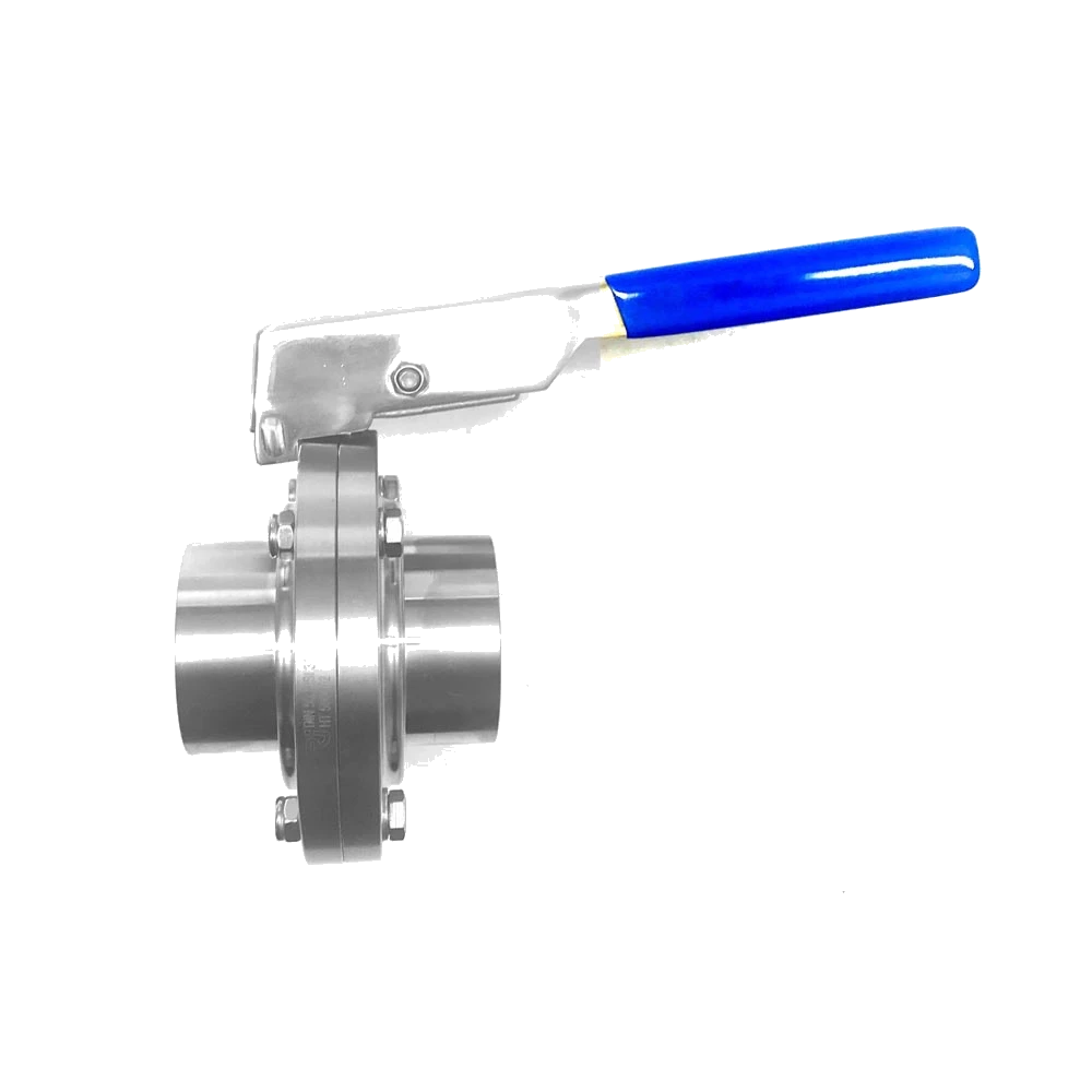 Rizzato Inox – Valvola a Farfalla inox – Attacchi Saldare – Guarnizione EPDM