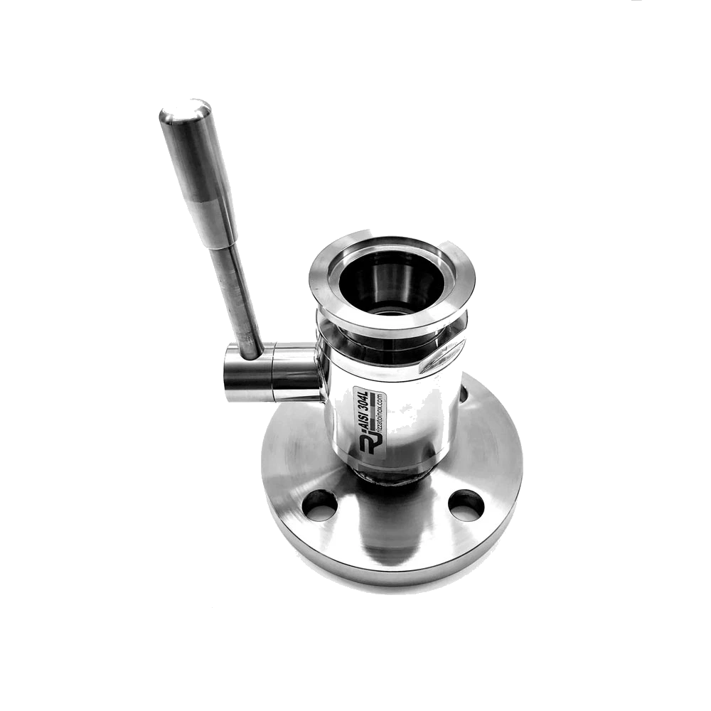 Rizzato Inox – Valvola a Sfera inox 2 Vie Attacchi Flangia PN 6/Garolla